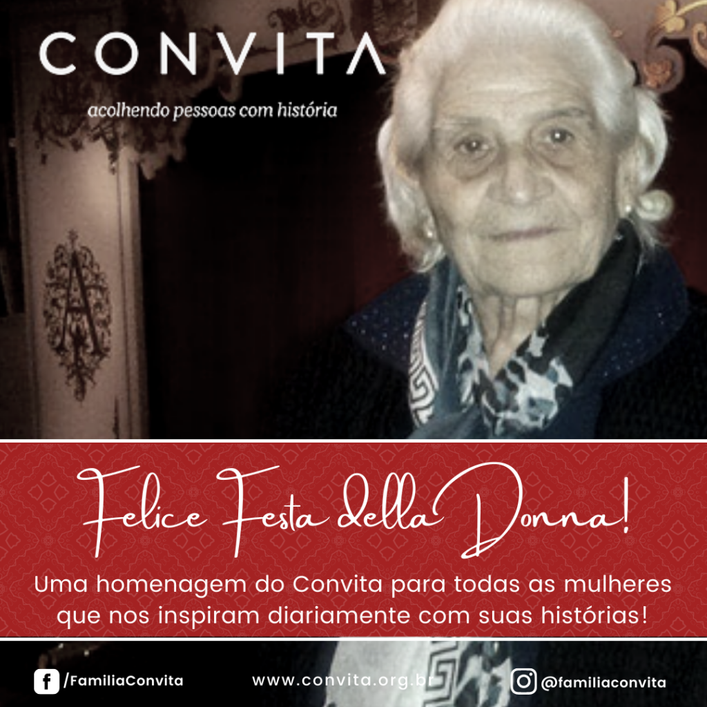 No Dia Internacional das Mulheres, homenageamos a mulher mais idosa da Família Convita.