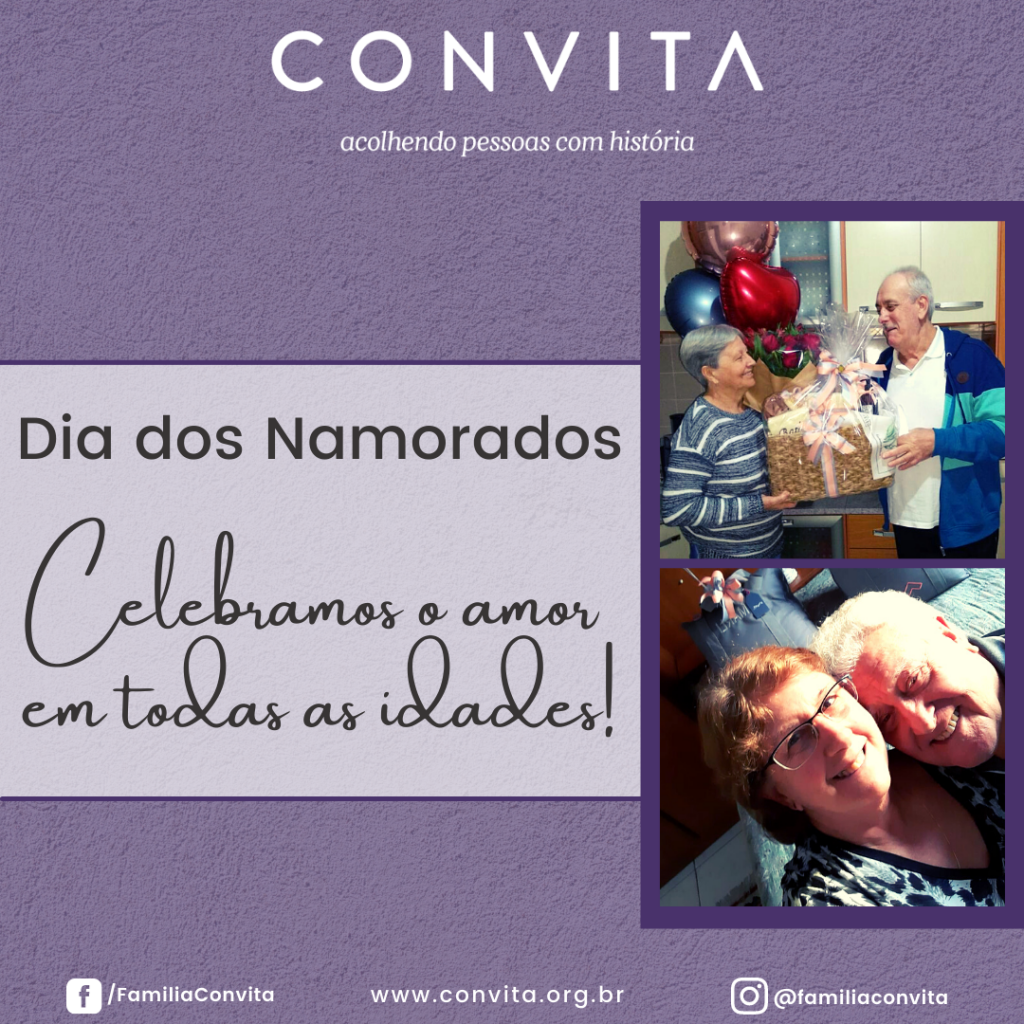 No mês de junho, o Convita realizou uma parceria com a Zissou, participando de uma campanha especial para a valorização e visibilidade do amor na terceira idade.
