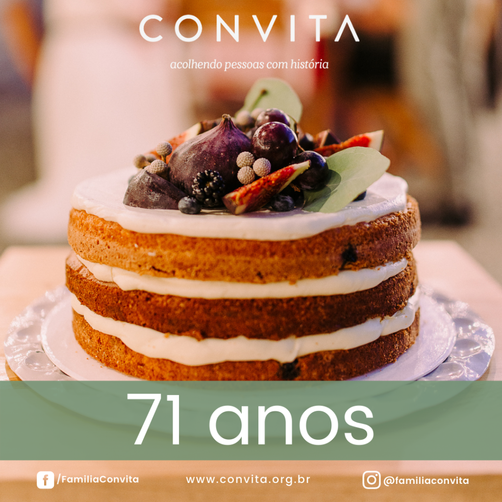 No dia 24 de junho de 2021, completamos 71 anos de história, e pedimos para as nossas nonas prepararem uma receita de bolo de aniversário especial para celebrar essa data.