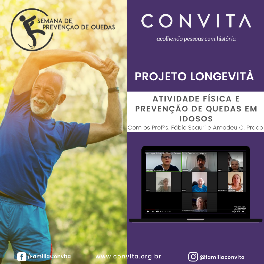 O dia 24 de junho é o Dia Mundial de Prevenção de Quedas em Idosos, um evento que pode comprometer a independência e autonomia da pessoa idosa, mas que é possível prevenir.