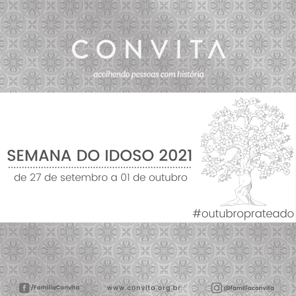 O Convita organizou uma programação especial de atividades para celebrar o Dia Internacional do Idoso, data que integra a campanha #outubroprateado.