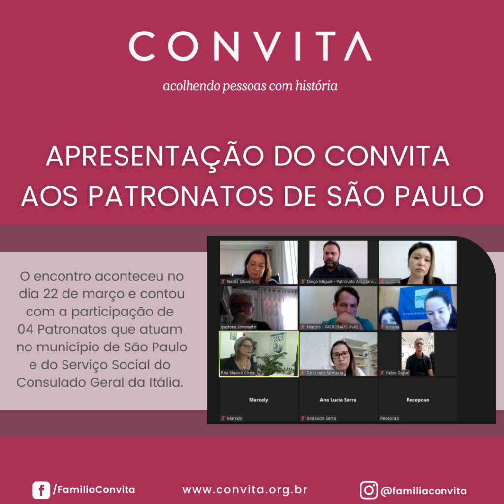 A encontro virtual teve como principal objetivo, apresentar o nosso serviço e os projetos que estão sendo implantados em 2022.