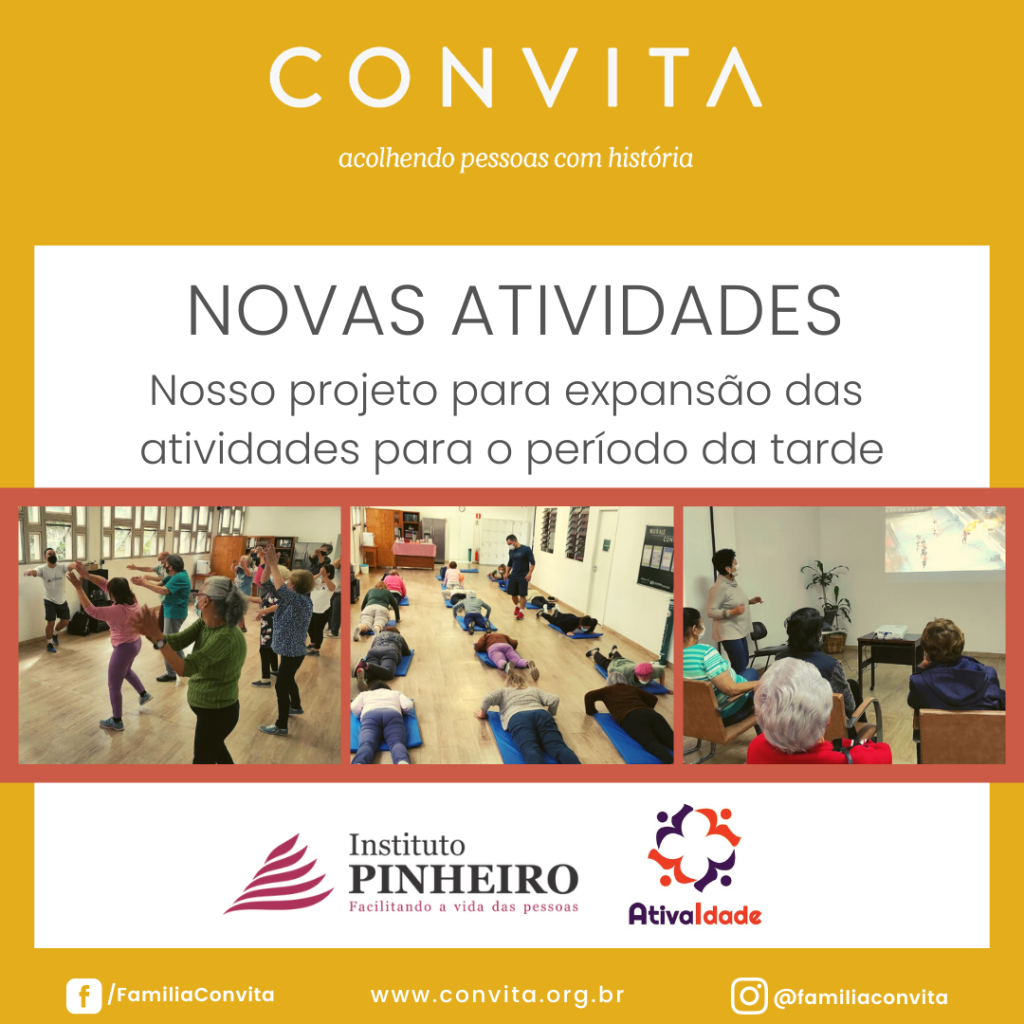 No mês de agosto, o Convita ampliou os atendimentos no Centro de Convivência, proporcionando às pessoas idosas novas oportunidades de atividades.