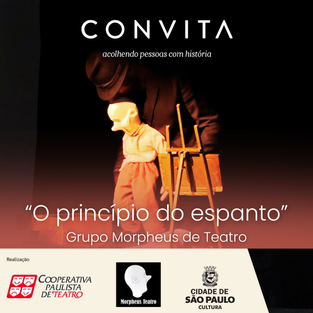 Recebemos no Convita o grupo Morpheus Teatro com o espetáculo 
