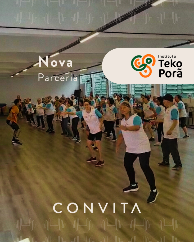 Temos o prazer de anunciar a parceria entre o Convita e o Instituto Teko Porã, que trará importantes contribuições para a ampliação dos atendimentos oferecidos, suprindo a crescente demanda por atividades físicas e enriquecendo ainda mais nossa programação.