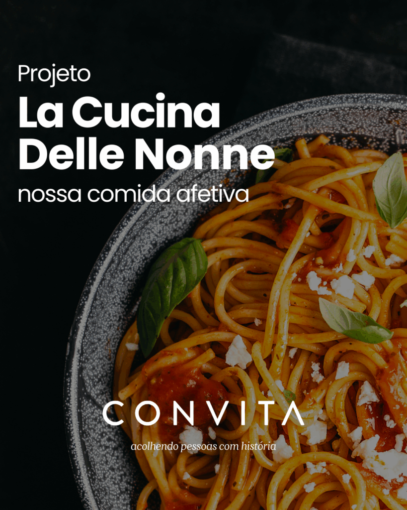 O projeto La Cucina delle Nonne, criado pelo Convita, nasceu inspirado no acolhedor conceito de comfort food, a comida que acolhe, desperta lembranças e nos conecta com quem amamos.